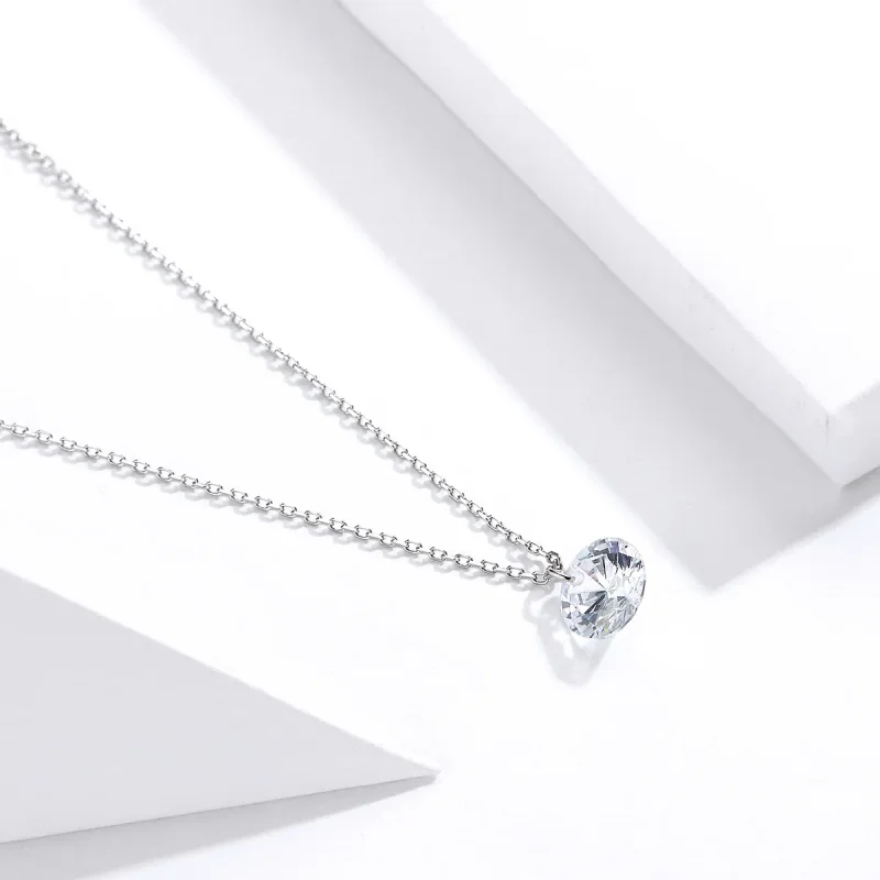 (image for) Pandora Style Silver Gorgeous Necklace - SCN355 - View 2