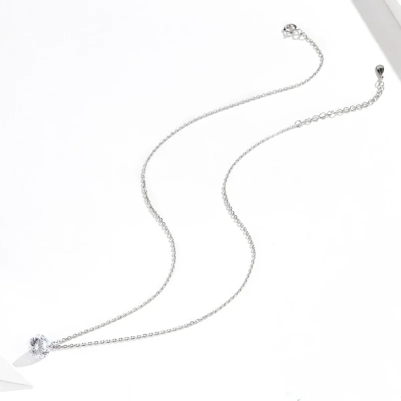 (image for) Pandora Style Silver Gorgeous Necklace - SCN355 - View 4