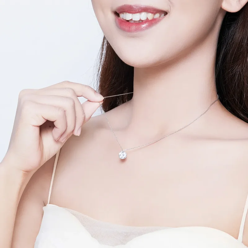 (image for) Pandora Style Silver Gorgeous Necklace - SCN355 - View 6