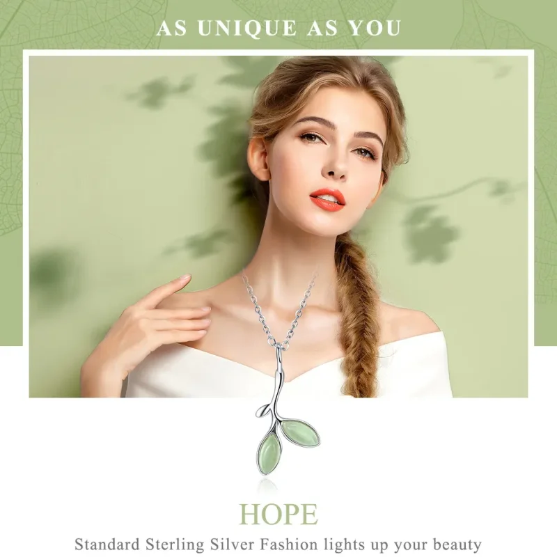 (image for) Pandora Style Silver Hope Necklace - SCN302 - View 2