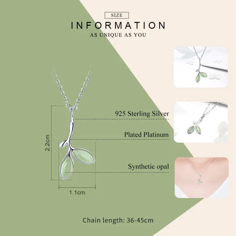 (image for) Pandora Style Silver Hope Necklace - SCN302 - View 4