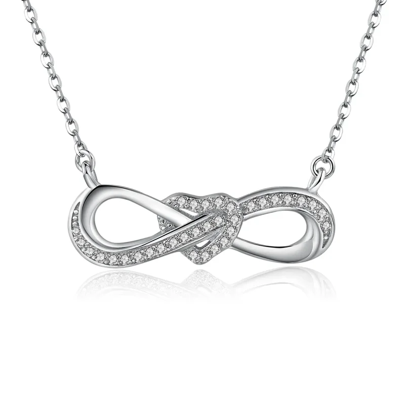 (image for) Pandora Style Silver Infinite Love Necklace - SCN100