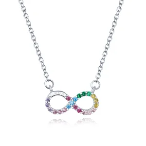(image for) Pandora Style Silver Infinity Symbol Necklace - SCN402
