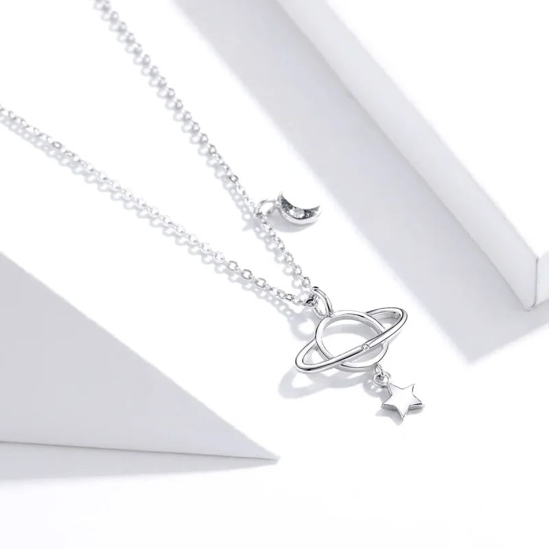 (image for) Pandora Style Silver Interstellar Necklace - SCN349 - View 2