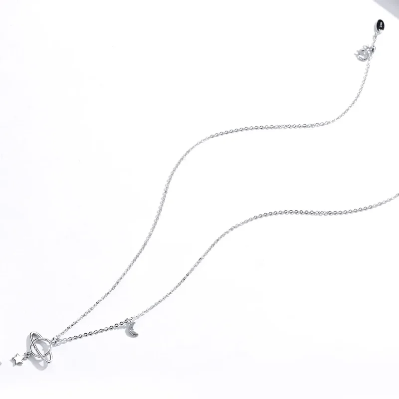 (image for) Pandora Style Silver Interstellar Necklace - SCN349 - View 4