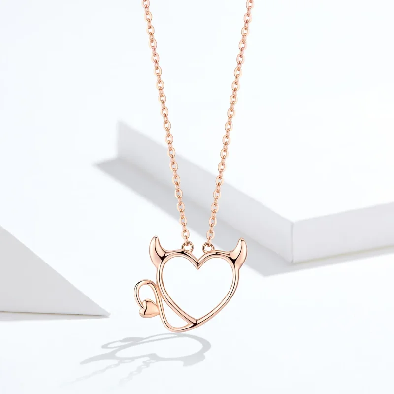 (image for) Pandora Style Silver Koakuma Necklace - SCN344 - View 5