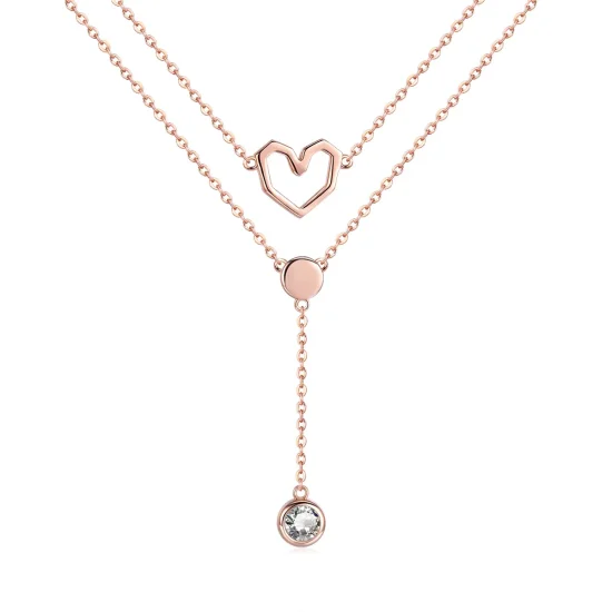(image for) Pandora Style Silver Land of Heart Necklace - SCN317