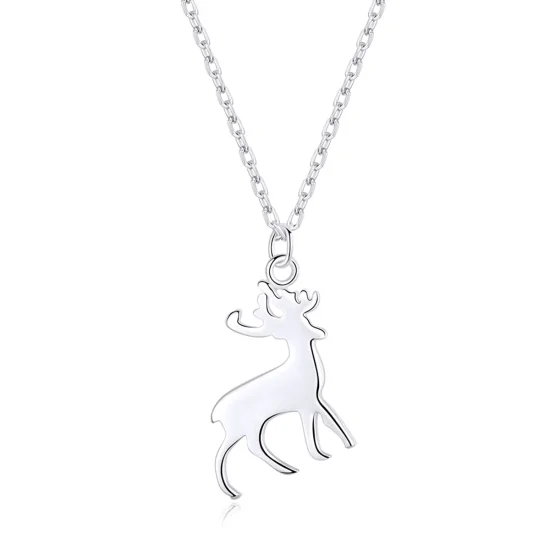 (image for) Pandora Style Silver Little Deer Necklace - SCN362