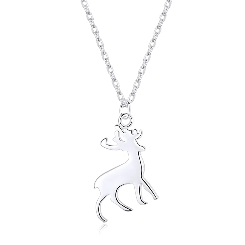 (image for) Pandora Style Silver Little Deer Necklace - SCN362
