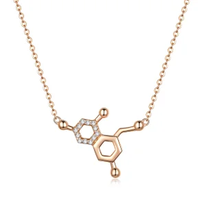 (image for) Pandora Style Silver Love Molecular Necklace - SCN361