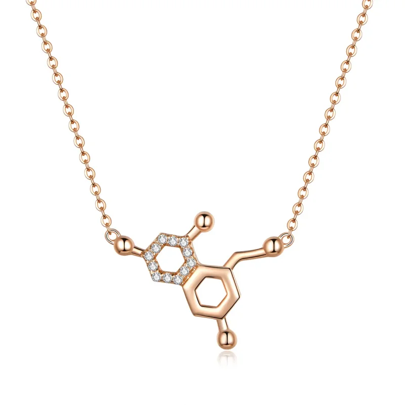 (image for) Pandora Style Silver Love Molecular Necklace - SCN361