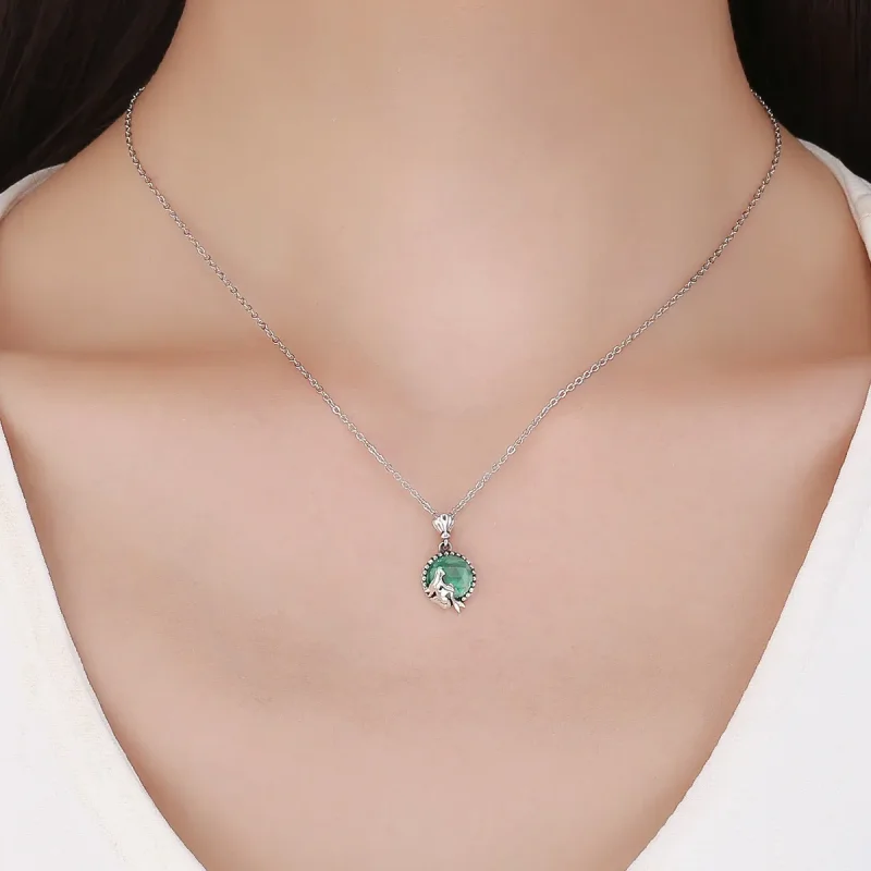 (image for) Pandora Style Silver Love of Mermaid Necklace - SCN262 - View 5