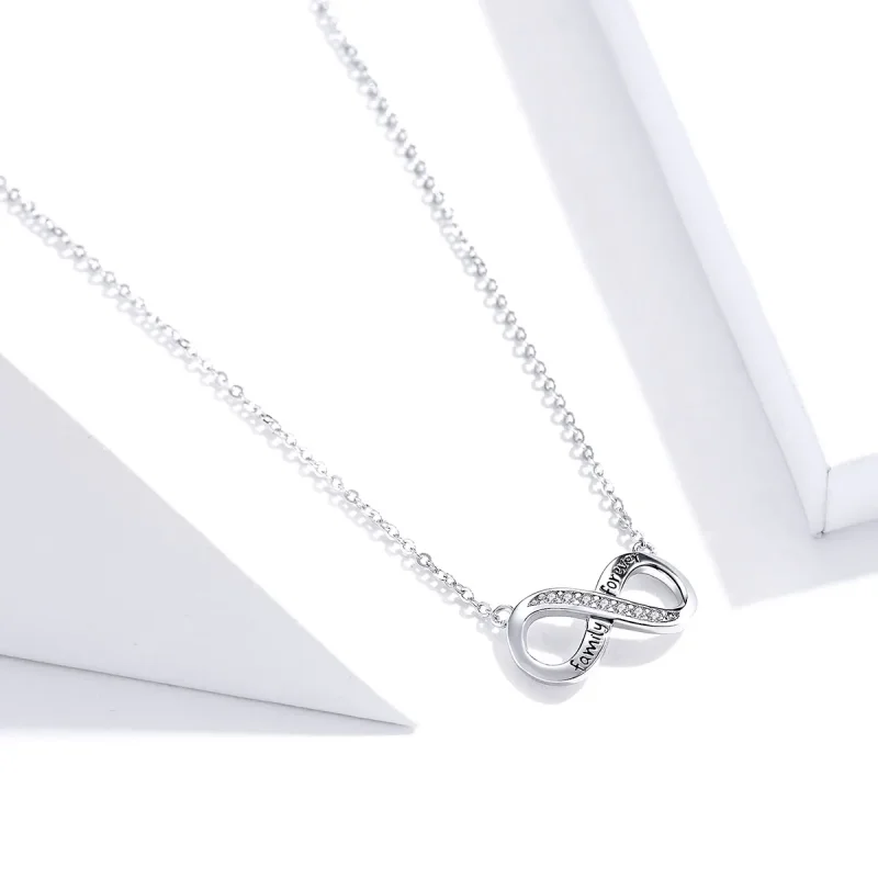 (image for) Pandora Style Silver Love Unlimited Necklace - SCN352 - View 2
