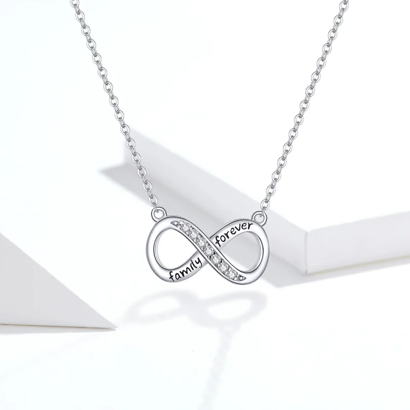 (image for) Pandora Style Silver Love Unlimited Necklace - SCN352 - View 5