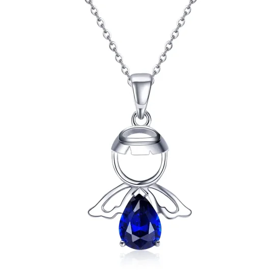 (image for) Pandora Style Silver Lovely Angel Necklace - SCN293