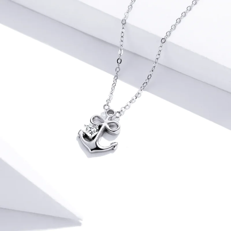 (image for) Pandora Style Silver Loyal Love Pendant Necklace - SCN458 - View 3