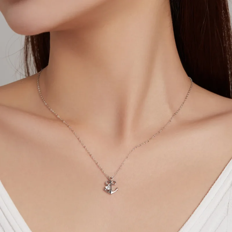 (image for) Pandora Style Silver Loyal Love Pendant Necklace - SCN458 - View 7