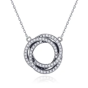(image for) Pandora Style Silver Minimalism Necklace - SCN259