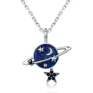 Pandora Style Silver Mysterious Planet Necklace - SCN230 (image for) Pandora Style Silver Mysterious Planet Necklace - SCN230