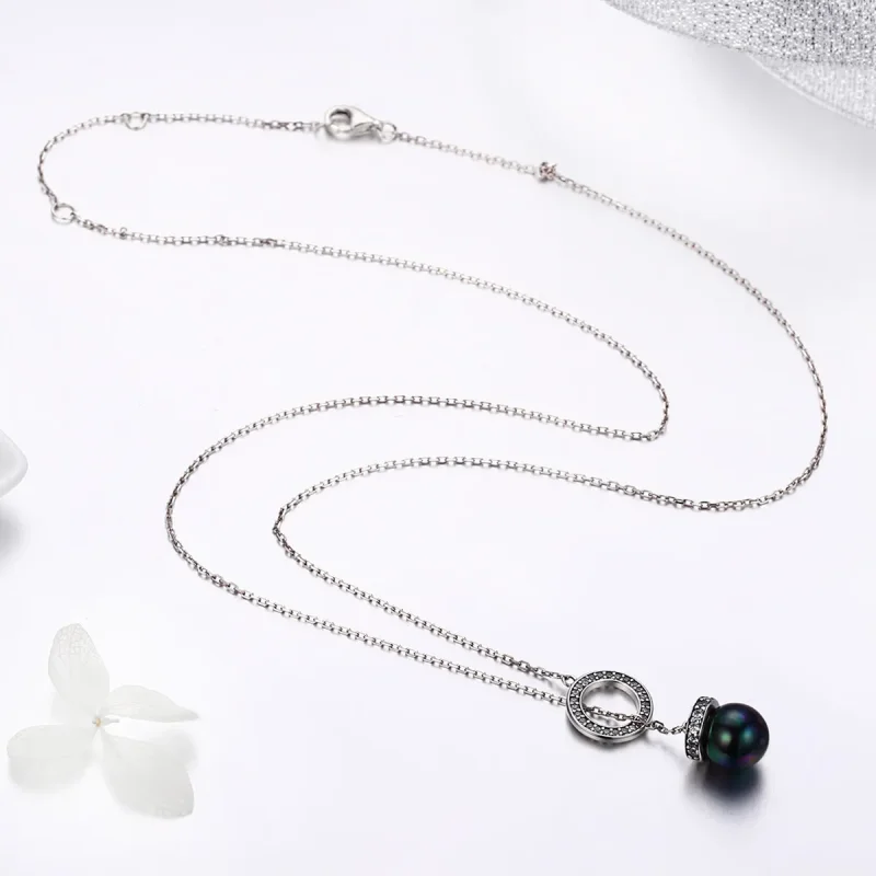 (image for) Pandora Style Silver Noble Temperament Necklace - SCN200 - View 6