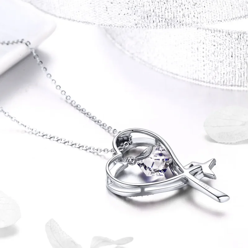 (image for) Pandora Style Silver Power Visitor Necklace - SCN323 - View 4
