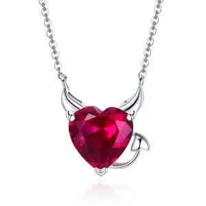 Pandora Style Silver Red Devil Necklace - SCN286 (image for) Pandora Style Silver Red Devil Necklace - SCN286