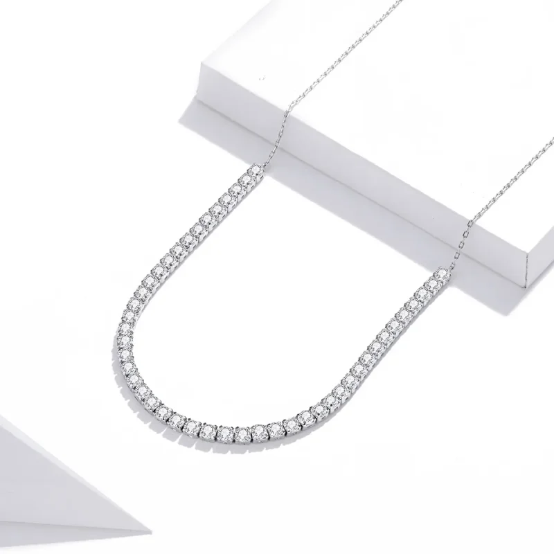 (image for) Pandora Style Silver Shining Chain Necklaces Chain - SCN437 - View 3