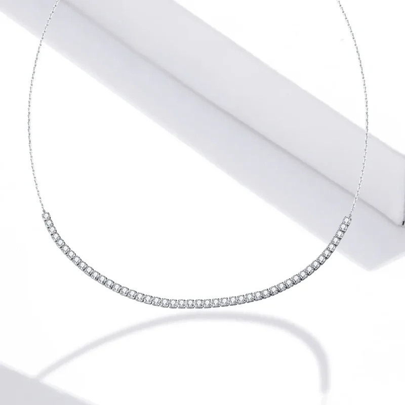 (image for) Pandora Style Silver Shining Chain Necklaces Chain - SCN437 - View 5