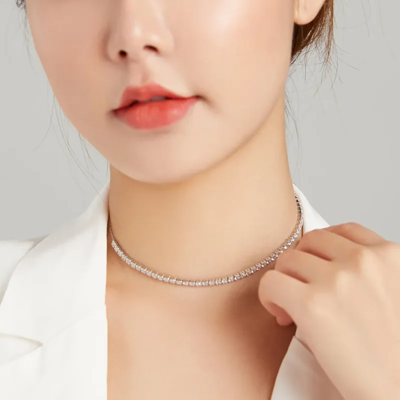 (image for) Pandora Style Silver Shining Chain Necklaces Chain - SCN437 - View 6
