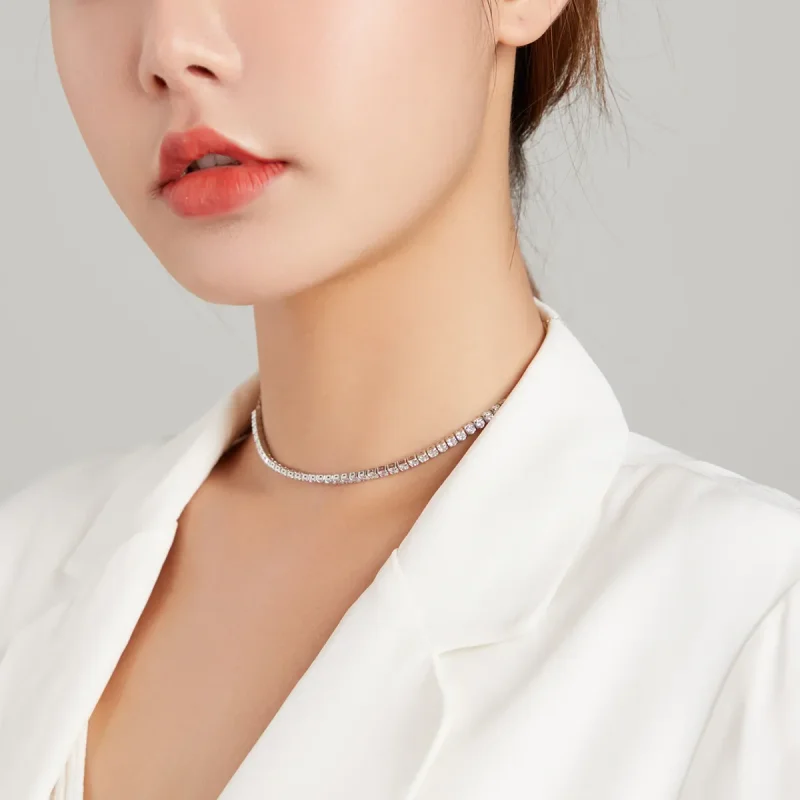 (image for) Pandora Style Silver Shining Chain Necklaces Chain - SCN437 - View 8