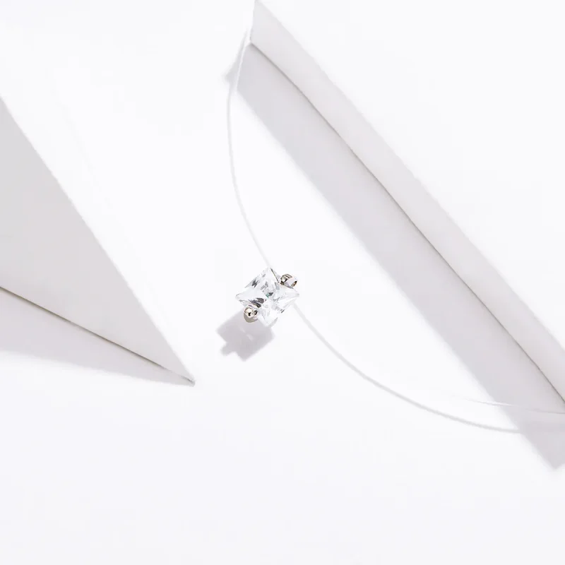 (image for) Pandora Style Silver Shining Life Necklace - SCN332-S - View 3