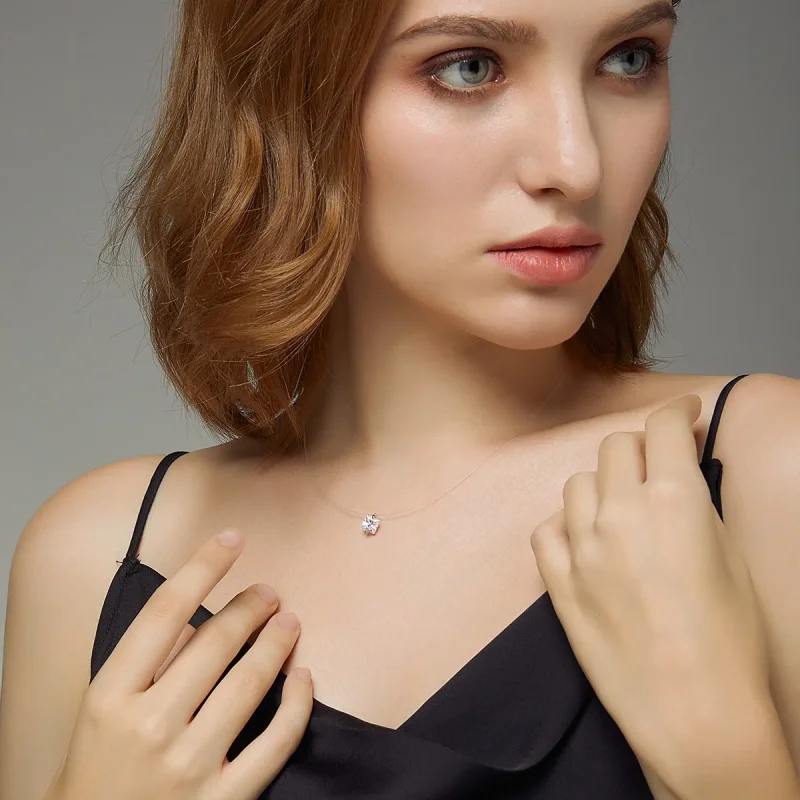 (image for) Pandora Style Silver Shining Life Necklace - SCN332-S - View 6
