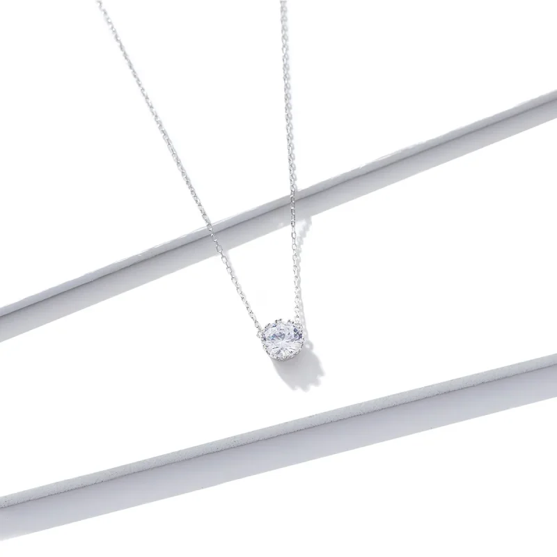 (image for) Pandora Style Silver Shining Life Pendant Necklace - BSN085 - View 4