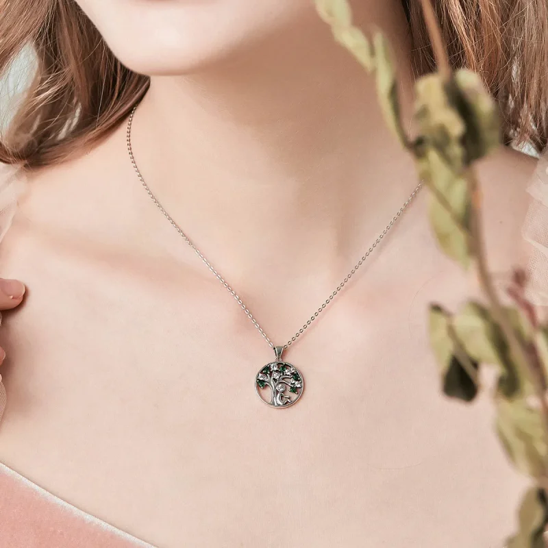 (image for) Pandora Style Silver Snuggle Necklace - SCN094 - View 2