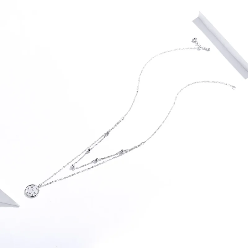 (image for) Pandora Style Silver Starry Necklace - SCN365 - View 2