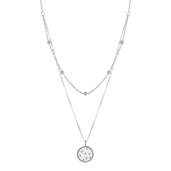 (image for) Pandora Style Silver Starry Necklace - SCN365