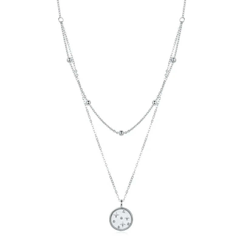 (image for) Pandora Style Silver Starry Necklace - SCN365