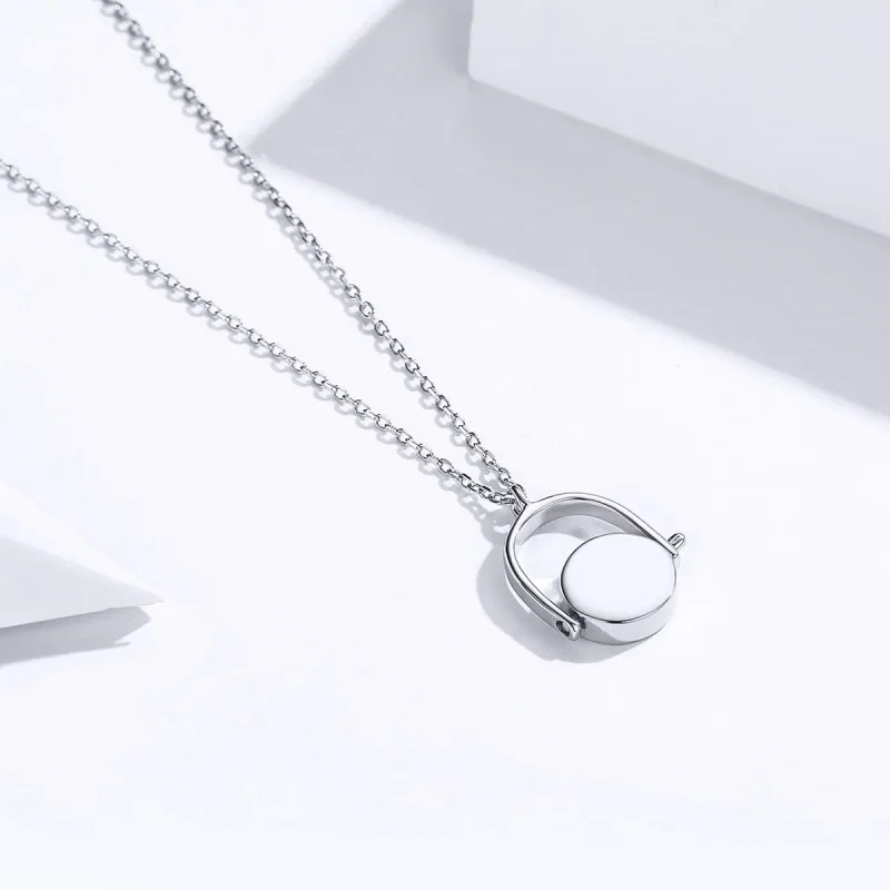 (image for) Pandora Style Silver Swing Necklace - SCN338 - View 3