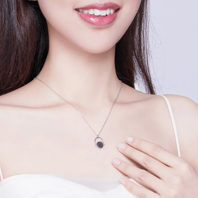 (image for) Pandora Style Silver Swing Necklace - SCN338 - View 6