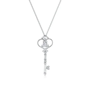 (image for) Pandora Style Silver The Key to The Castle Pendant Necklace - SCN441