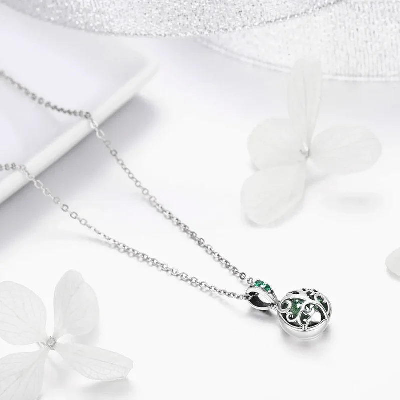 (image for) Pandora Style Silver Tree of Life Necklace - SCN197 - View 6
