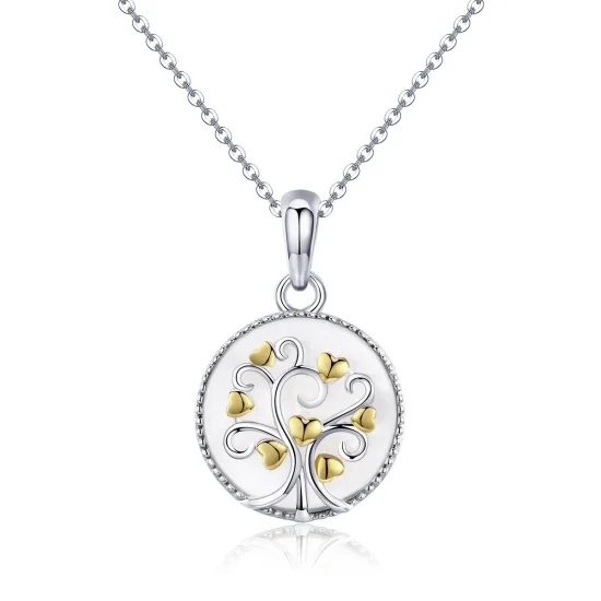 (image for) Pandora Style Silver Tree of Life Necklace - SCN296