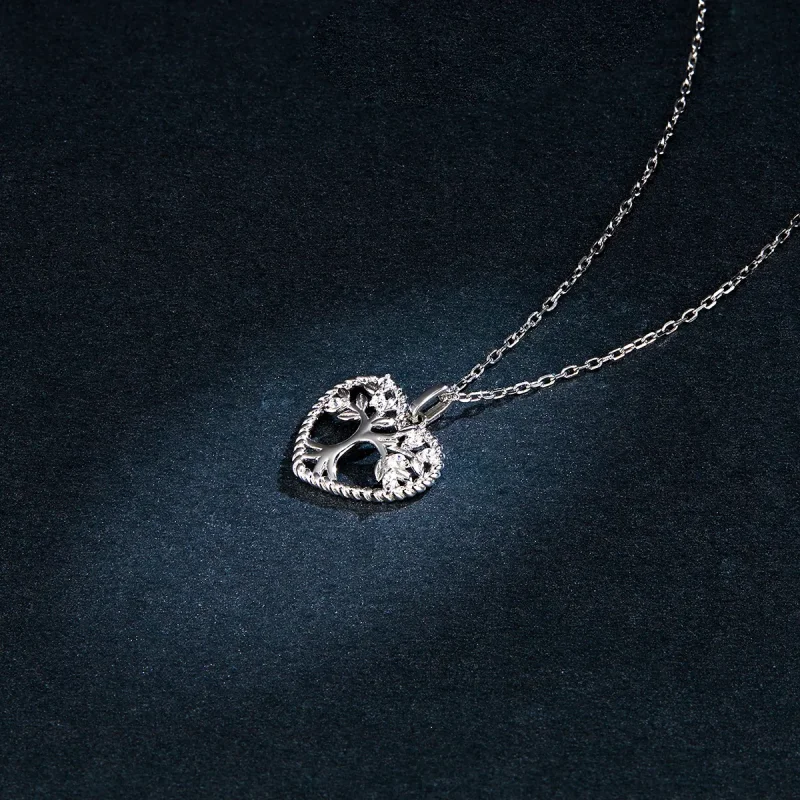 (image for) Pandora Style Silver Tree of Life Pendant Necklace - BSN176 - View 5