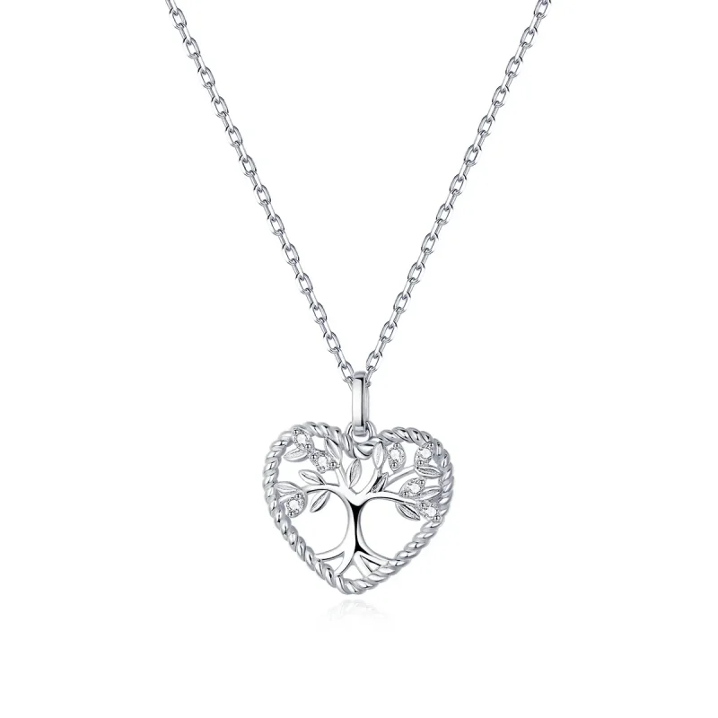 (image for) Pandora Style Silver Tree of Life Pendant Necklace - BSN176