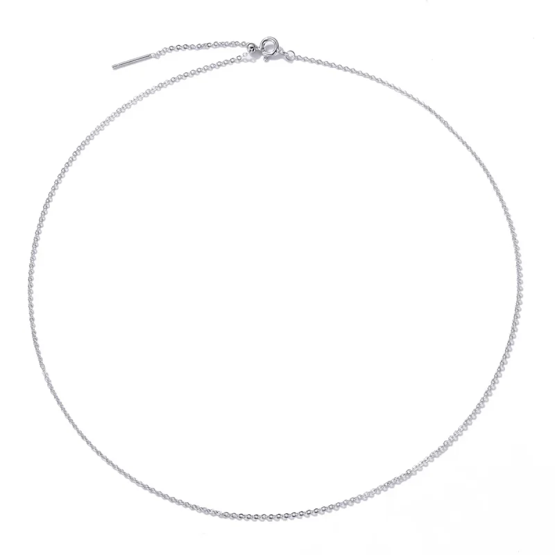 (image for) Pandora Style Simple Bead Chain Necklace - BSN224 - View 2