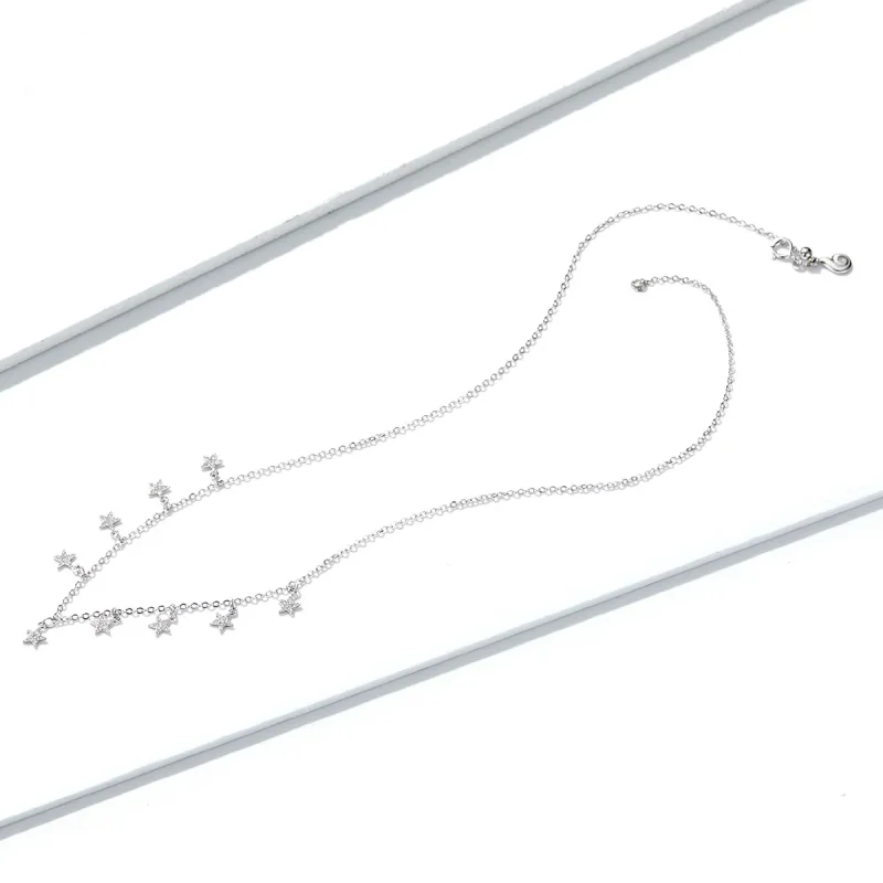 (image for) Pandora Style Star Necklace - BSN116 - View 4