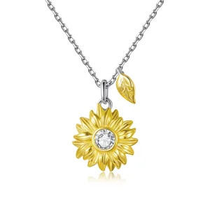 (image for) Pandora Style Sun Flower Necklace - BSN212