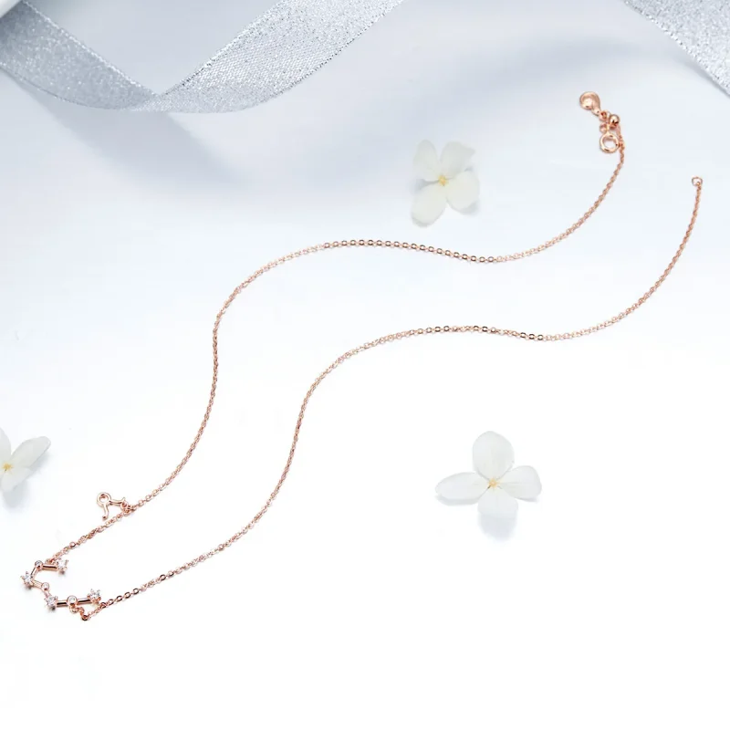 (image for) Pandora Style Taurus Necklace - BSN024 - View 5