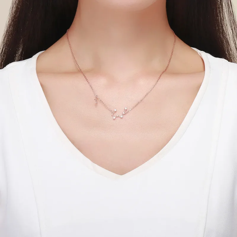 (image for) Pandora Style Taurus Necklace - BSN024 - View 6
