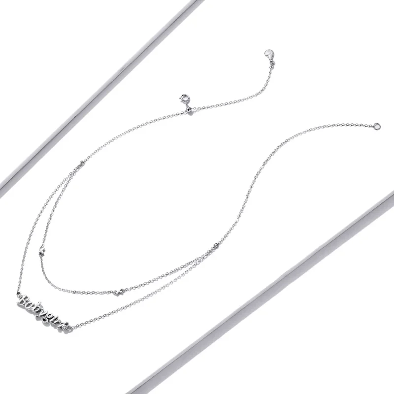 (image for) Pandora Style Treasure Girl Necklace - BSN230 - View 5